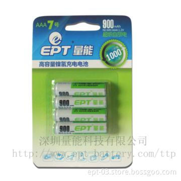 NIMH Battery high capacity 900mah blister card